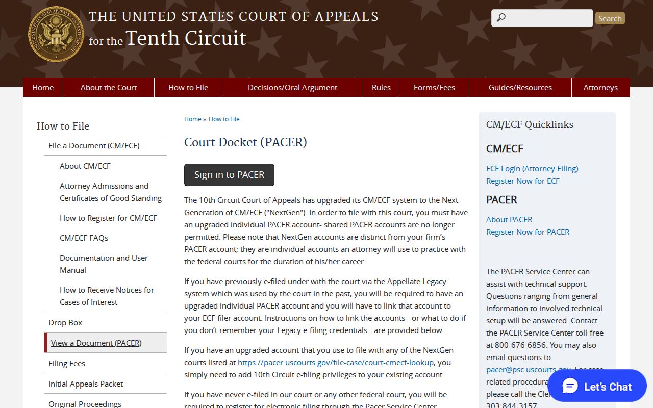 Dickinson County criminal docket federal PACER source