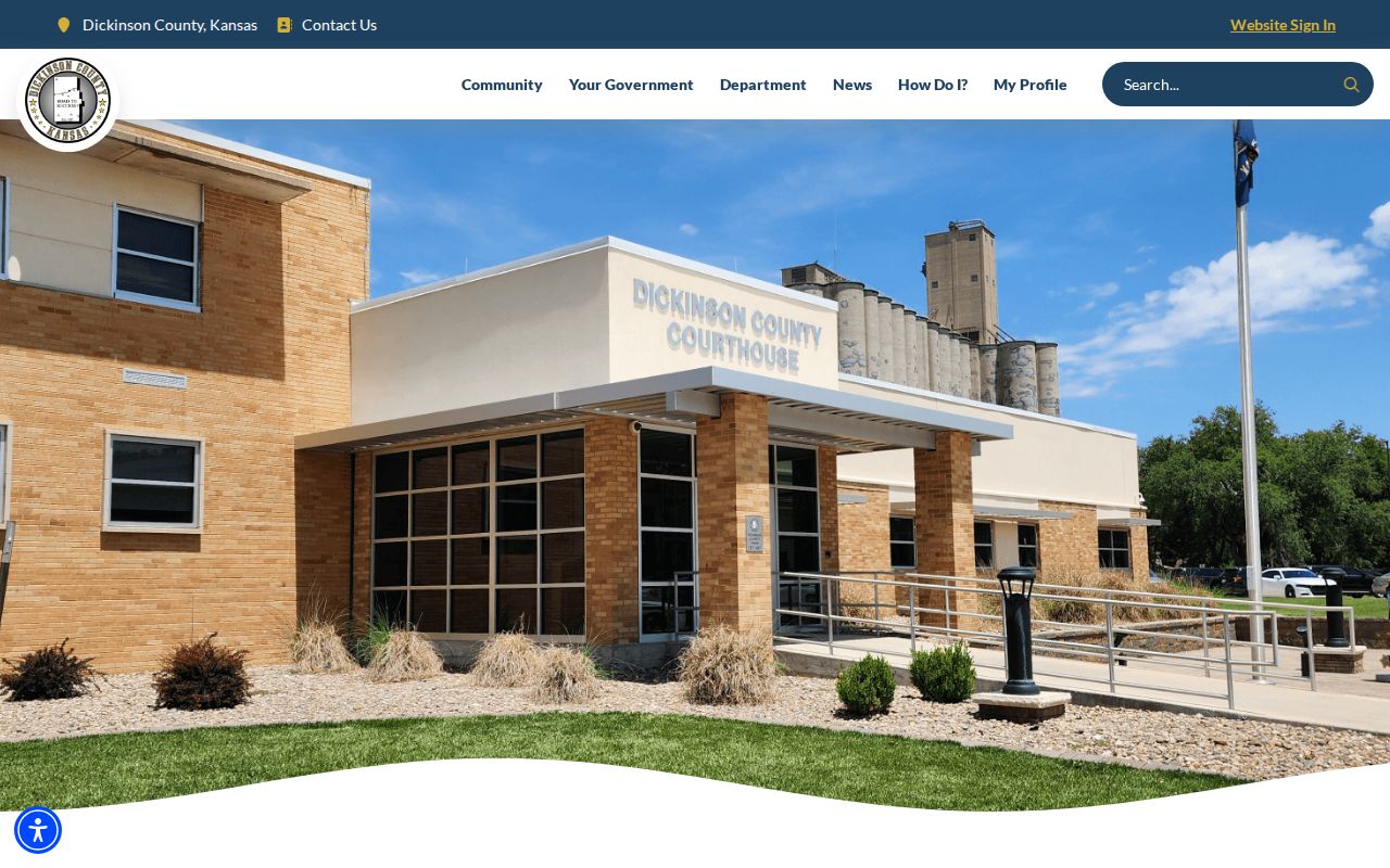 Dickinson County government gateway for court docket access